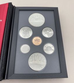 1987 Set of 7 Coins for 400th Anniversary of John Davis Exploration of Baffin Island and Davis Straight and Gulf of Cumberland.