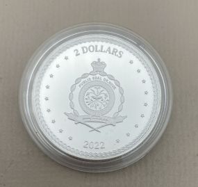 Veteran $2 .999 1oz Silver Coin