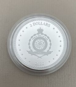 Veteran $2 .999 1oz Silver Coin