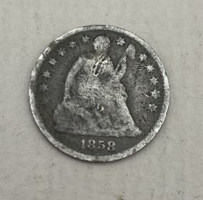1858-O USA Seated Liberty Half Dime