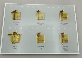 Summer Olympic Games Pins