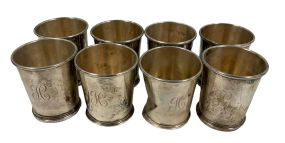 27.945 ozt Eight Preisner Sterling Julips