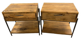 Pair of Hekman Bedford Park Nightstands 28"h., 28"w 18"d