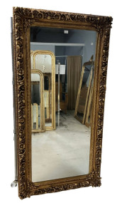 80" x 40" Reproduction gold baroque Rococo Style Wall Mirror