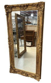 80" x 40" Reproduction Large baroque Style Gold Wall Mirror