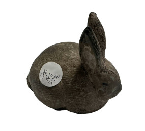 McCarty Nutmeg Pottery Rabbit 4"h