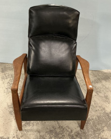 Milo Baughman Style Mid Century Recliner Chair