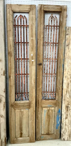 92"h., 17 1/2" Pair of French Doors