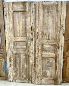 80"h., 28"w Pair of French Doors