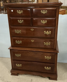 Late 20th Century Chest on Chest 58"h., 37"w