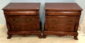 Pair of Georgian Cherry Night Stands 29"h., 30"w
