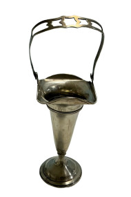 Sterling Weighted Handled 7 3/4" Basket