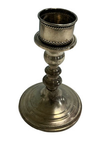 Sterling Weighted Candle Holder 7"