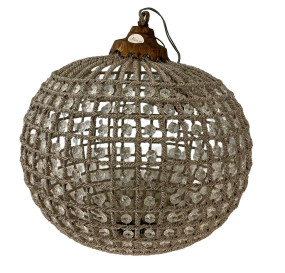 18"h., 14"dia French Empire Reproduction Sphere Chandelier