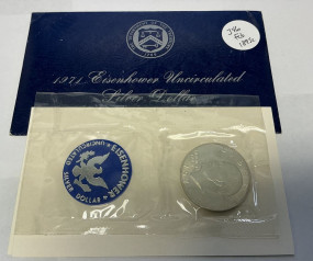 1974 Eisenhower Uncirculated Silver Dollar