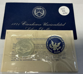 1974 Eisenhower Uncirculated Silver Dollar