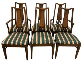5 Mid Century Modern Walnut Dining Chairs