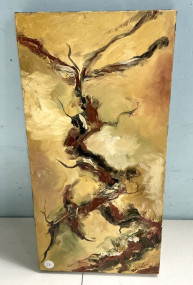 Signed Janice Robbins Abstract Painting