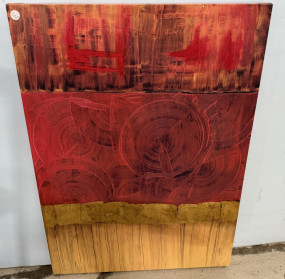 Abstract Giclee on Canvas 40"h., 29"w