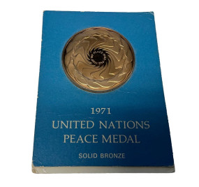 1971 United Nations Peace Medal Bronze