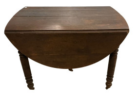 Antique Drop Leaf Breakfast Table 29"h,. 42"w