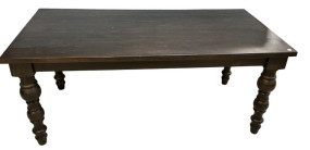 Farmhouse Dining Table 30"h., 72"w., 36"d