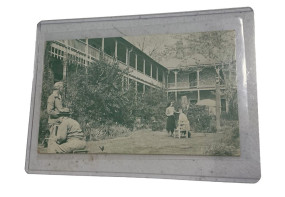 Allison's Wells Art Colony 1953 Postcard with 2 cent Stamp