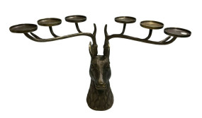 Deer Stag Candle Stand 20"h., 31"w