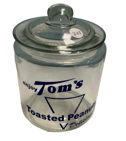 Tom's Peanuts Jar 9"
