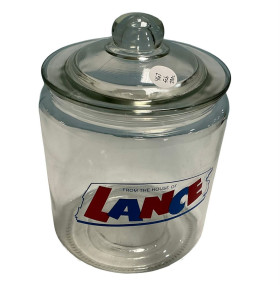 Lance Glass Jar 9"