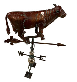 35" Cow Copper Weathervane
