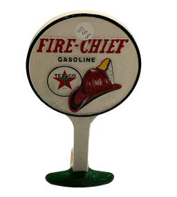 Fire Chief Gas Iron Door Stop 13"