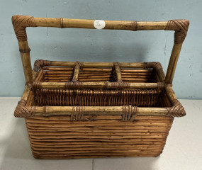 Bamboo Utensil Basket