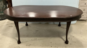Antique Ball n Claw Banquet Table 30"h., 83"L, 44"w