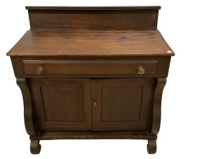 Antique Empire Style Washstand 37"h., 37"w, 18"d