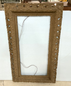 Antique Wood Framed art from 41" x 20"