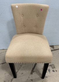 White Upholstered Side Chair