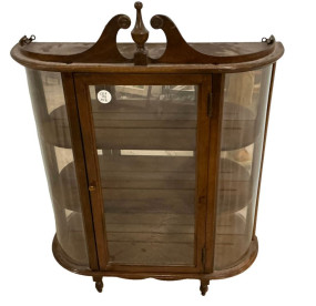 Wall Hanging Curio Cabinet 24"h., 20"w
