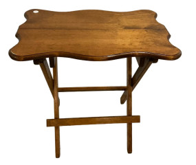 Folding Side Table 25"h., 25"w