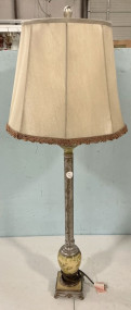 Modern Tole Style Buffet Lamp 38"