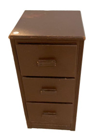 Three Drawer Narrow Cabinet 29"
