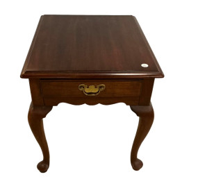 Queen Anne Cherry Lamp Table 22"h. 20"