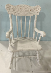 Child Painted Pressed Back Rocker