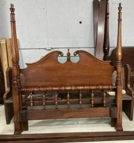 Late 20th Century Queen Four Poster Bed