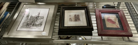 Five Decorative Framed Prints