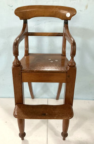 Antique Victorian Doll High Chair