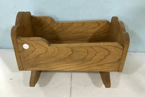 Wood Doll Rocker