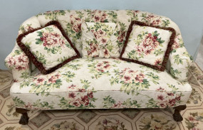 Ball n Claw Upholstered Love Seat 57"w