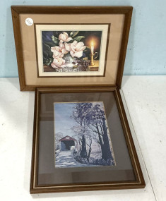 Two Framed Decorative Prints