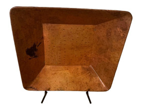 Rustic Copper Style Bowl 19"